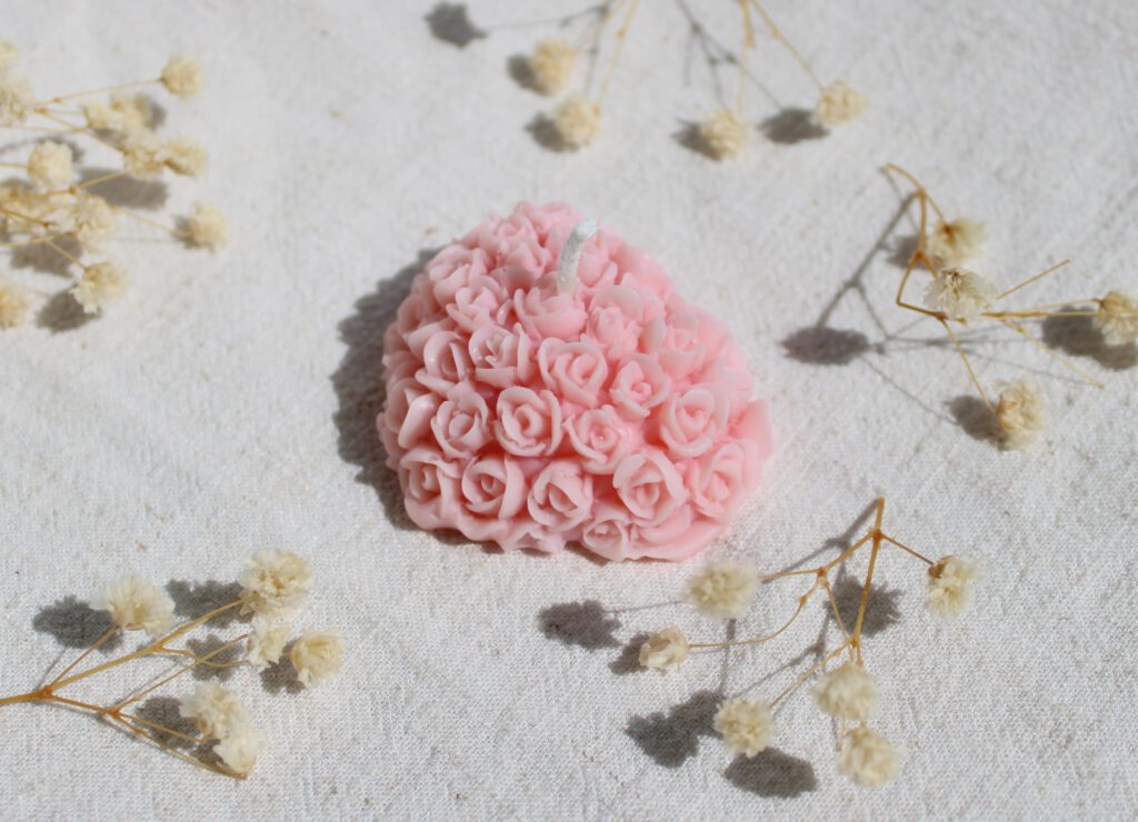 Kaars Cœur de Rose