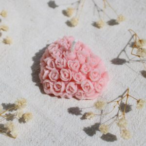 Kaars Cœur de Rose