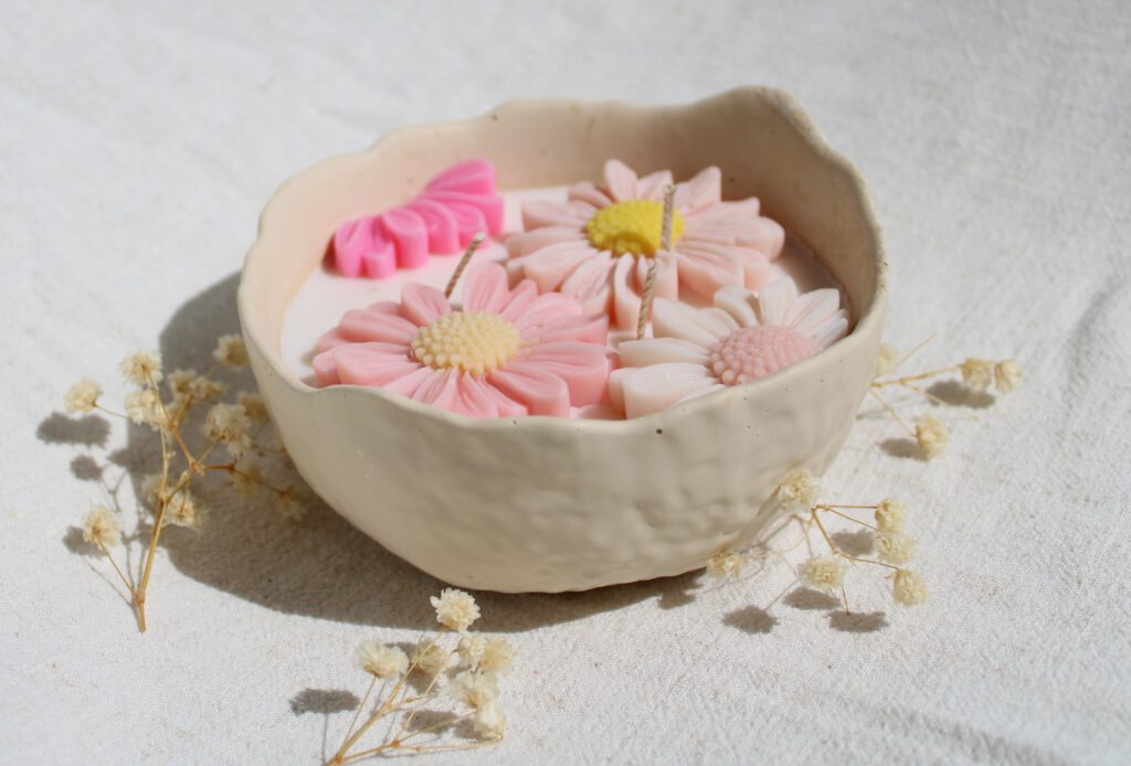 Kaars Wavy Blossom